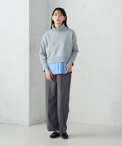 COMME CA ISM（コムサイズム） ニット セーター 「ウォッシャブル
