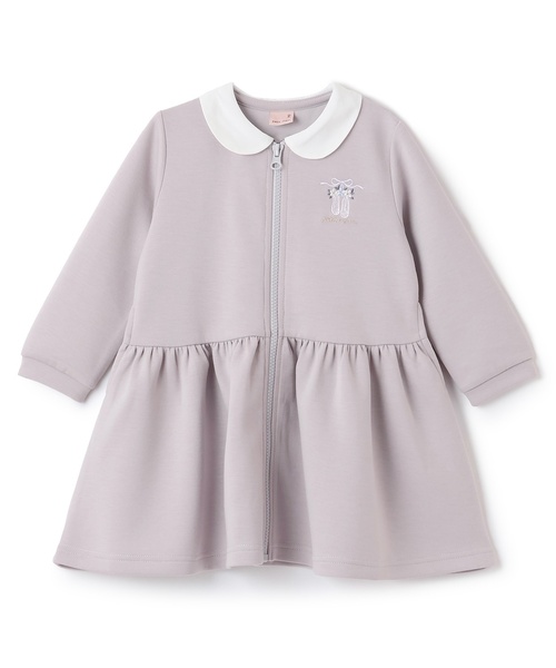 petit main ワンピース 「バレエ」前あき衿ワンピース キッズ 子供服