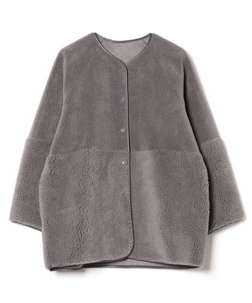 極美品　BEAUTY＆YOUTH UNITED ARROWS　ノーカラーコート BEAUTY&YOUTH UNITED ARROWS｜毛ナイロン ノーカラーコート | Rakuten