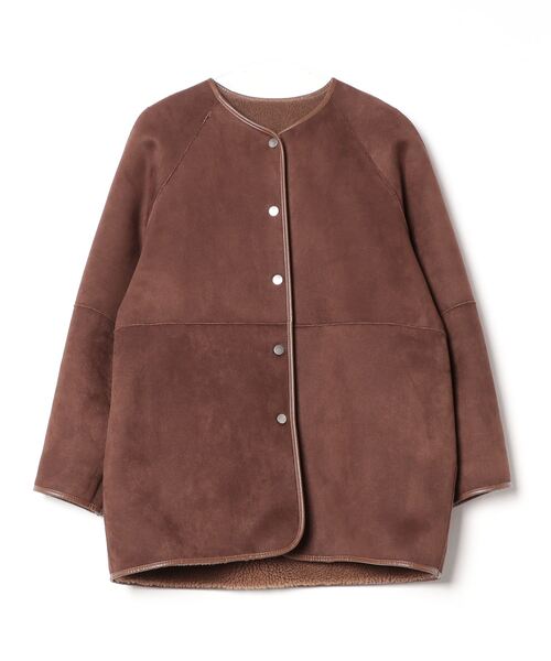 BEAUTY＆YOUTH UNITED ARROWS ノーカラーコート - ブラウン レディース