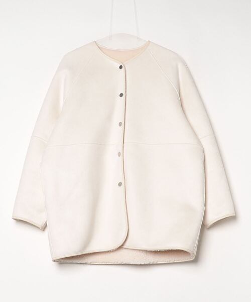 BEAUTY＆YOUTH UNITED ARROWS ノーカラーコート - ブラウン レディース