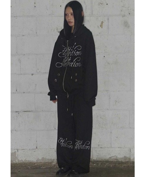 【専用】Fancy Club フードジップアップ スウェットパンツセット 黒 FANCY CLUB（ファンシークラブ） スウェットパンツ ジャージ A'GEM/9