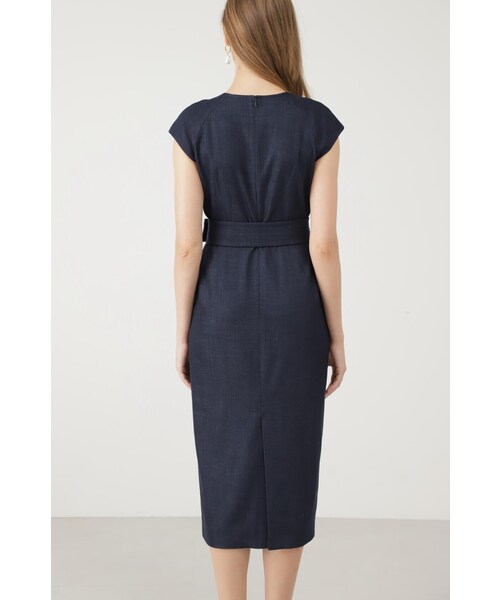 「PINKY&DIANNE」 ノースリーブワンピース 36 カーキ レディース_画像7