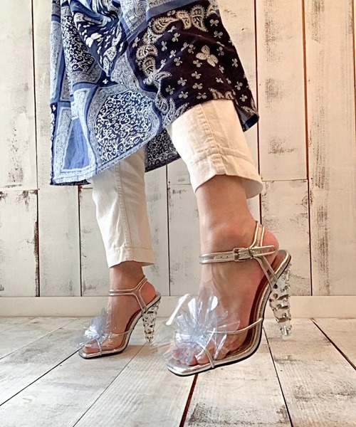 「Jeffrey Campbell」 ヒールサンダル 36 シルバー レディース_画像6