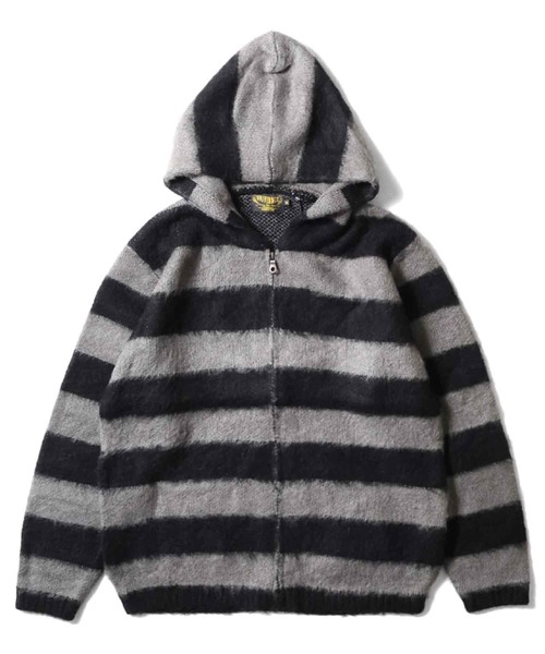 パーカー UNIVERD72 モヘアタッチZIPパーカー(BORDER) メンズ レディース | Beautiful Harmony