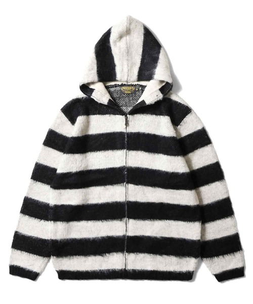 パーカー UNIVERD72 モヘアタッチZIPパーカー(BORDER) メンズ レディース | Beautiful Harmony | 01