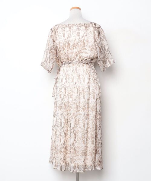 「GYDA」 半袖ワンピース FREE ブラウン レディース_画像2