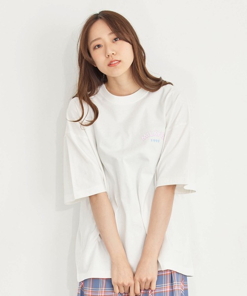「MILKFED.」 半袖Tシャツ ONE SIZE ホワイト レディース_画像2