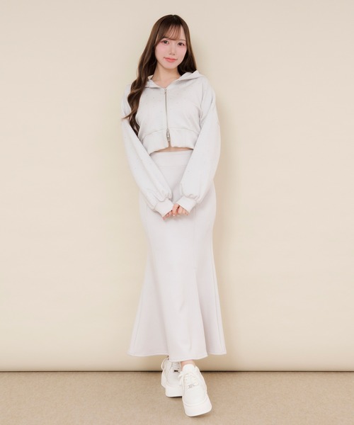 セットアップ 「SET ITEM」bijou punch sweat set up / ビジュー付き