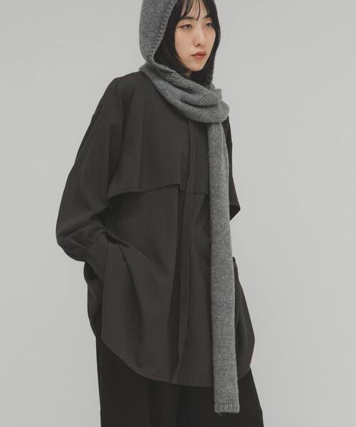 KBF（ケービーエフ） ワンピース レイヤードミニシャツワンピース