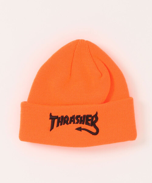 THRASHER（スラッシャー） ニット帽 ニットキャップ Devil Tail Logo