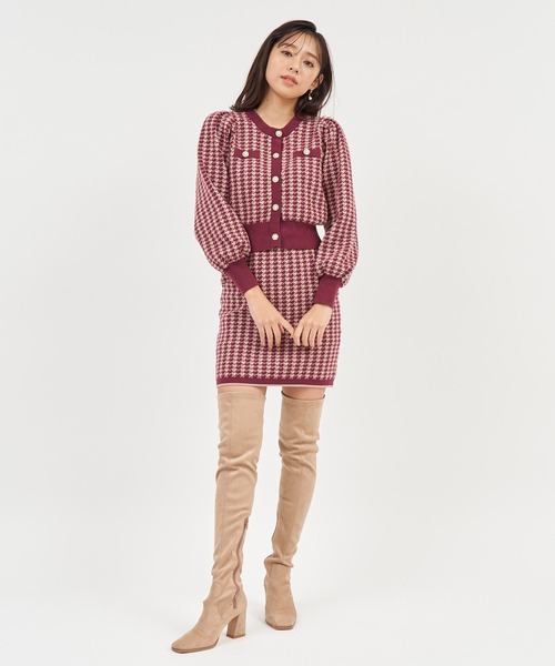 「ROYAL PARTY」 ニットカーディガン FREE ブラック レディース_画像5