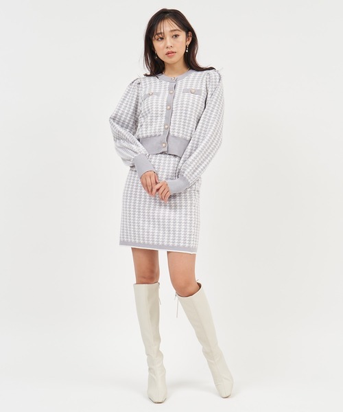 「ROYAL PARTY」 ニットカーディガン FREE ブラック レディース_画像6