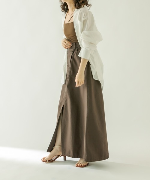 「mystic」 スカート FREE ブラウン レディース_画像4