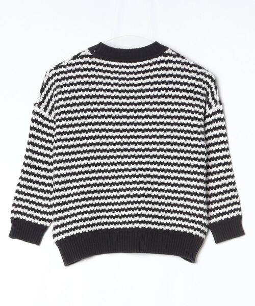 「HONORE」 長袖ニット - ブラック レディース_画像2