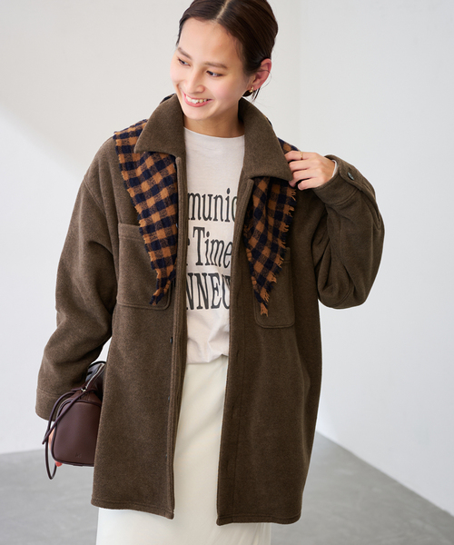 FRAMeWORK（フレームワーク） ブルゾン アウター 両面フリースオーバー