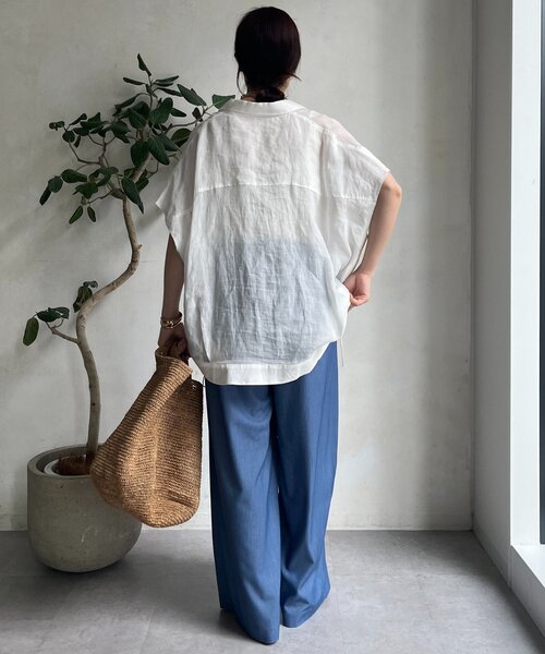 DouDou（ドゥドゥ） イージーパンツ TM ブルー レディース : ZOZOTOWN