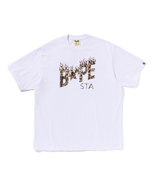 A BATHING APE（アベイシングエイプ） tシャツ WILD LEOPARD PATTERN