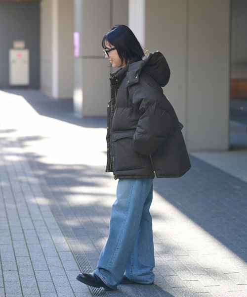 美品✨フレームワーク ダウン90% フードショートダウン ネイビー 36 美品✨フレームワーク ダウン90% フードショートダウン ネイビー 36