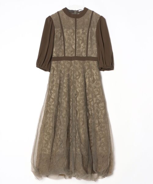 Leja（レジャ） 7分袖ワンピース SMALL グリーン レディース