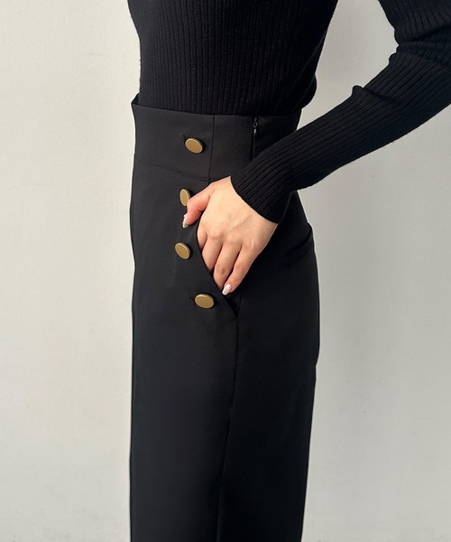 「Louere」 スラックス X-LARGE ライトブラウン レディース_画像6