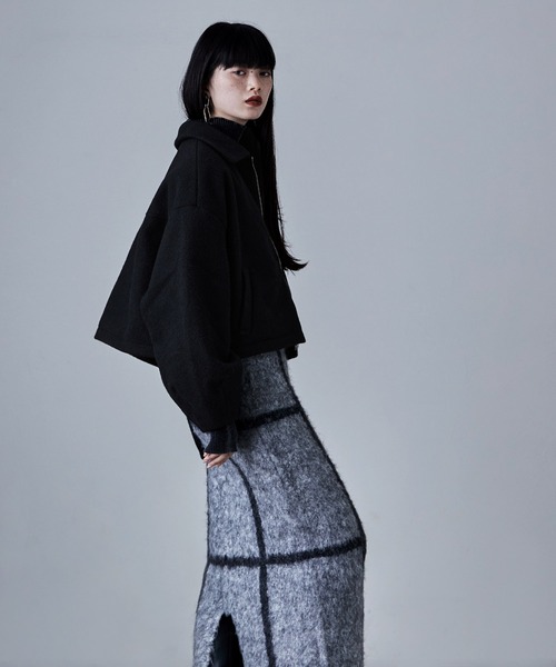 「etoll.」 ブルゾン M グレイッシュベージュ レディース_画像5