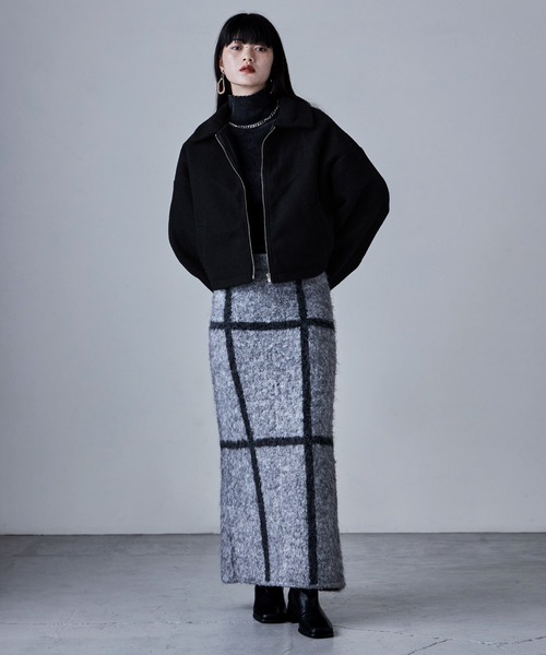 「etoll.」 ブルゾン M グレイッシュベージュ レディース_画像6