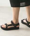「Teva」 フラットサンダル 6 ブラック ...の詳細画像5