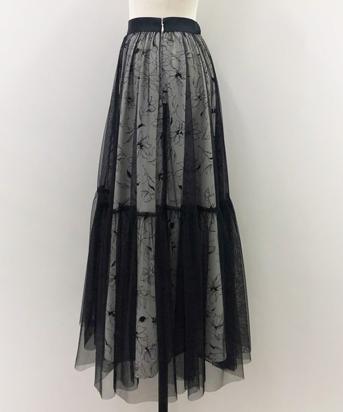 「NOELA」 フレアスカート S ブラック レディース_画像2