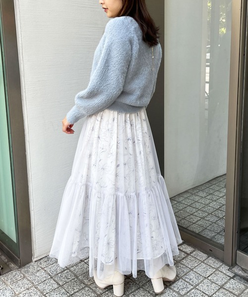 「NOELA」 フレアスカート S ブラック レディース_画像9