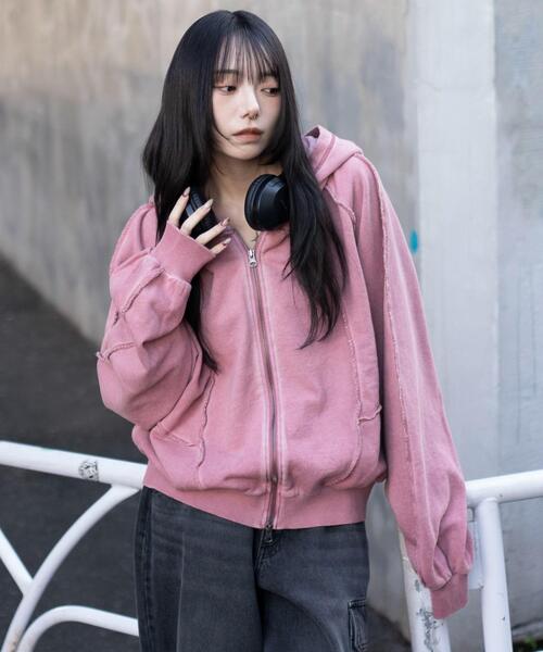 WEGO（ウィゴー） パーカー WEGO/「26年春夏新作」スウィッチングZIP