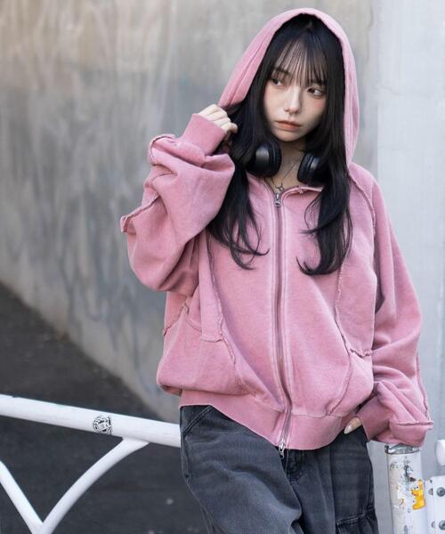 WEGO（ウィゴー） パーカー WEGO/「26年春夏新作」スウィッチングZIP