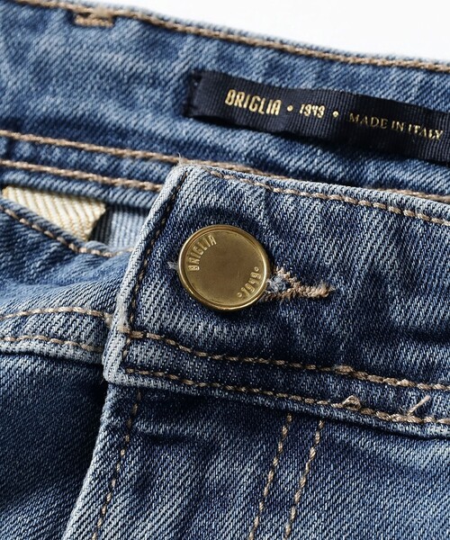 パンツ 「別注」BRIGLIA 1949 / RIBOT ブリーチ デニムパンツ メンズ