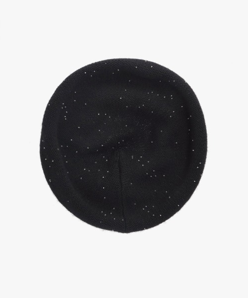 「Chapeau d' O」 ベレー帽 FREE ブラック レディース_画像8