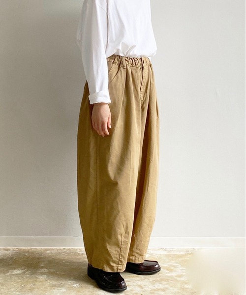 HARVESTY（ハーベスティ） イージーパンツ 0 オリーブ レディース