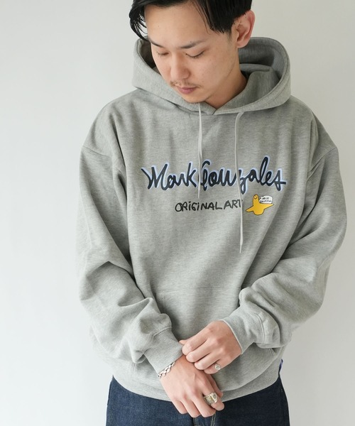 RiNc パーカー 「 MARK GONZALES 」 メッセージアート バックプリント