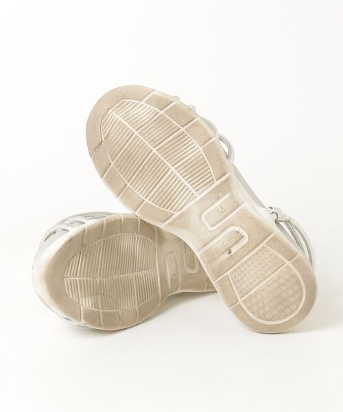 「ROPE' PICNIC」 フラットサンダル M シルバー レディース_画像3