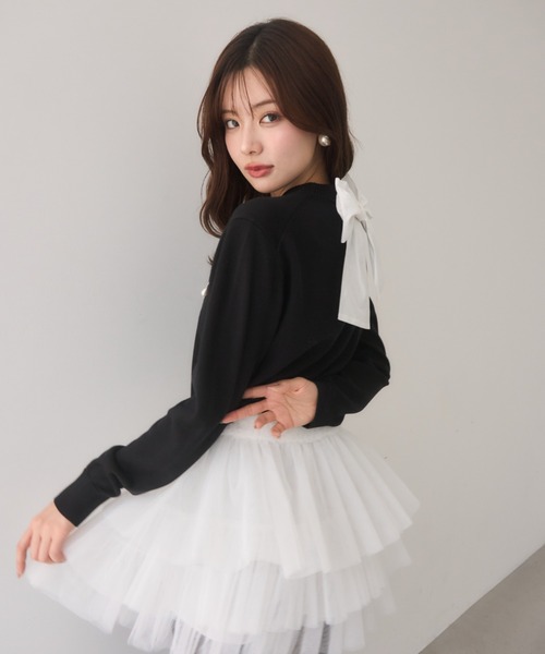 eimy istoire トップス エイミーイストワール EIMY ISTOIRE ランダムビジュークロップド