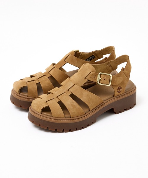 Timberland サンダル ウィートカラー　新品未使用　夏用 Timberland（ティンバーランド） 厚底 サンダル 「Timberland