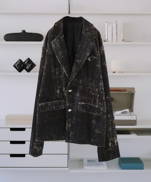 「selle glant」 テーラードジャケット LARGE グレー メンズ_画像7