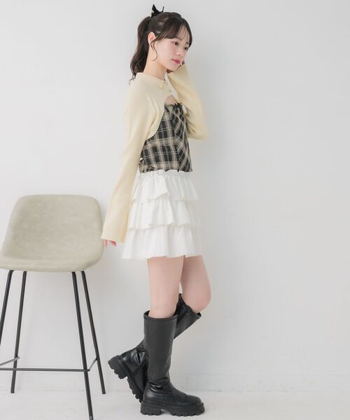 Emsexcite（エムズエキサイト） ニット セーター チェックキャミ