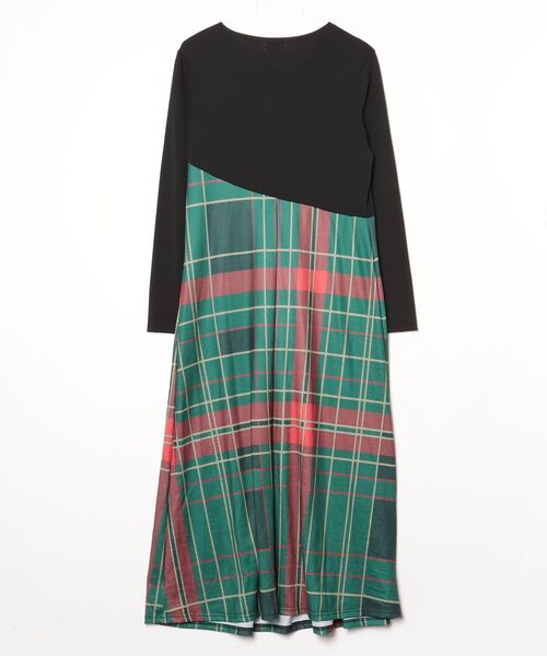 「CADBURY」 ドッキングワンピース MEDIUM ブラック レディース_画像2