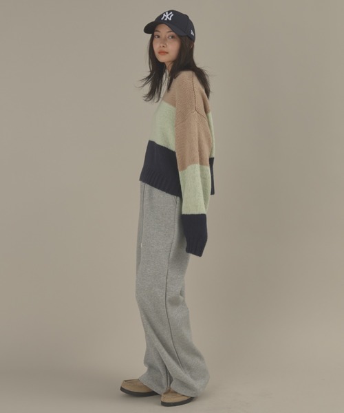 「MERLOT」 スウェットパンツ FREE ライトグレー レディース_画像7