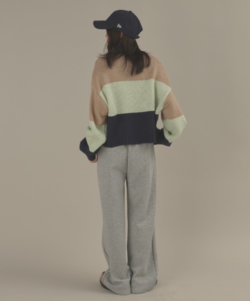 「MERLOT」 スウェットパンツ FREE ライトグレー レディース_画像8