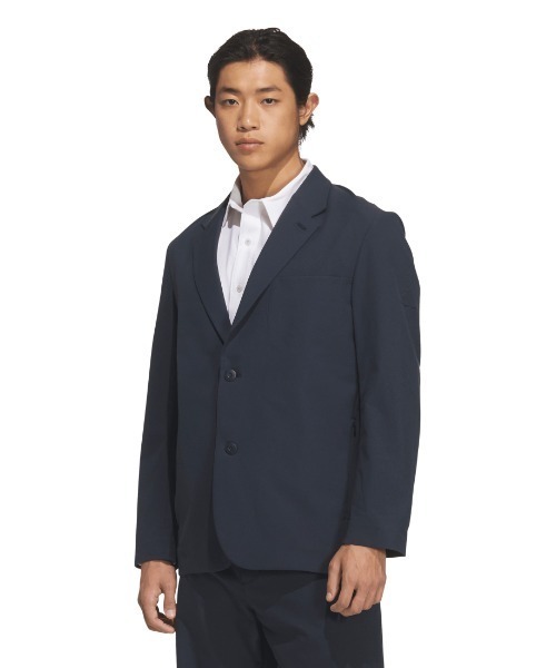 【美品】adidas アディダス テーラードジャケット ストレッチ M スーツ adidas（アディダス） ジャケット テーラードジャケット プレミアム