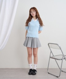 「RAY CASSIN」 半袖ニット FREE オレンジ レディースの画像9