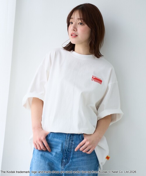 tシャツ 「Kodak/コダック」ロゴプリント ショートスリーブTシャツ