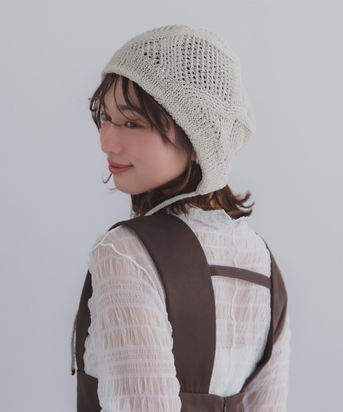 polcadot（ポルカドット） ニット帽 ニットキャップ レディース