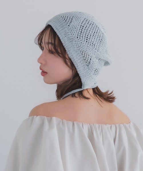 polcadot（ポルカドット） ニット帽 ニットキャップ GLITTER BONNET