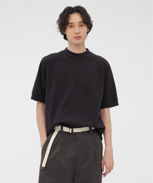 MHL. ライト コットン ドライ ツイル シャツ 半袖 MHL.（エムエイチエル） tシャツ DRY COTTON JERSEY メンズ : ZOZOTOWN